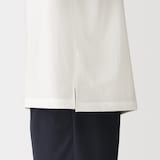 紳士　風を通す　五分袖布帛Ｔシャツ