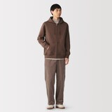 紳士　裏起毛スウェットフルジップパーカ