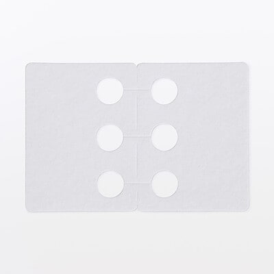 【８月中旬発売予定】リフィルノート用　リング用シール　２片×５シート