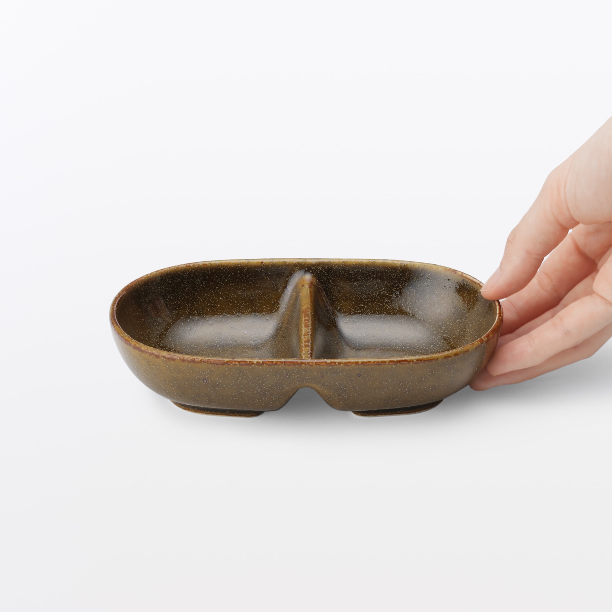 美濃焼　仕切りタレ皿
