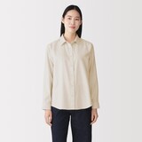 婦人　両面起毛　甘撚りフランネル　長袖シャツ（ＯＳ）