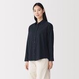 婦人　両面起毛　甘撚りフランネル　長袖シャツ（ＯＳ）