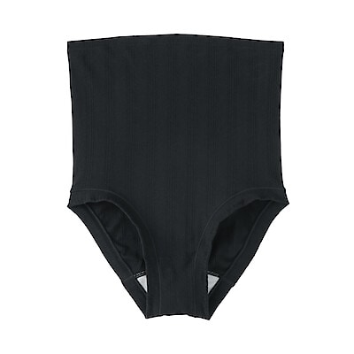 婦人　【マタニティ】コットン混パターンメッシュショーツロングタイプ