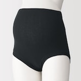 婦人　【マタニティ】コットン混パターンメッシュショーツロングタイプ