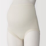 婦人　【マタニティ】コットン混パターンメッシュショーツロングタイプ