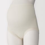 婦人　【マタニティ】コットン混パターンメッシュショーツロングタイプ