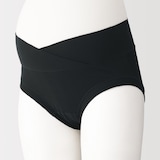 婦人　【マタニティ】コットン混パターンメッシュショーツショートタイプ