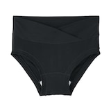 婦人　【マタニティ】コットン混パターンメッシュショーツショートタイプ