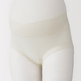 婦人　【マタニティ】コットン混パターンメッシュショーツショートタイプ