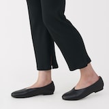 婦人　なめらかリブストレートレギンス（十分丈）