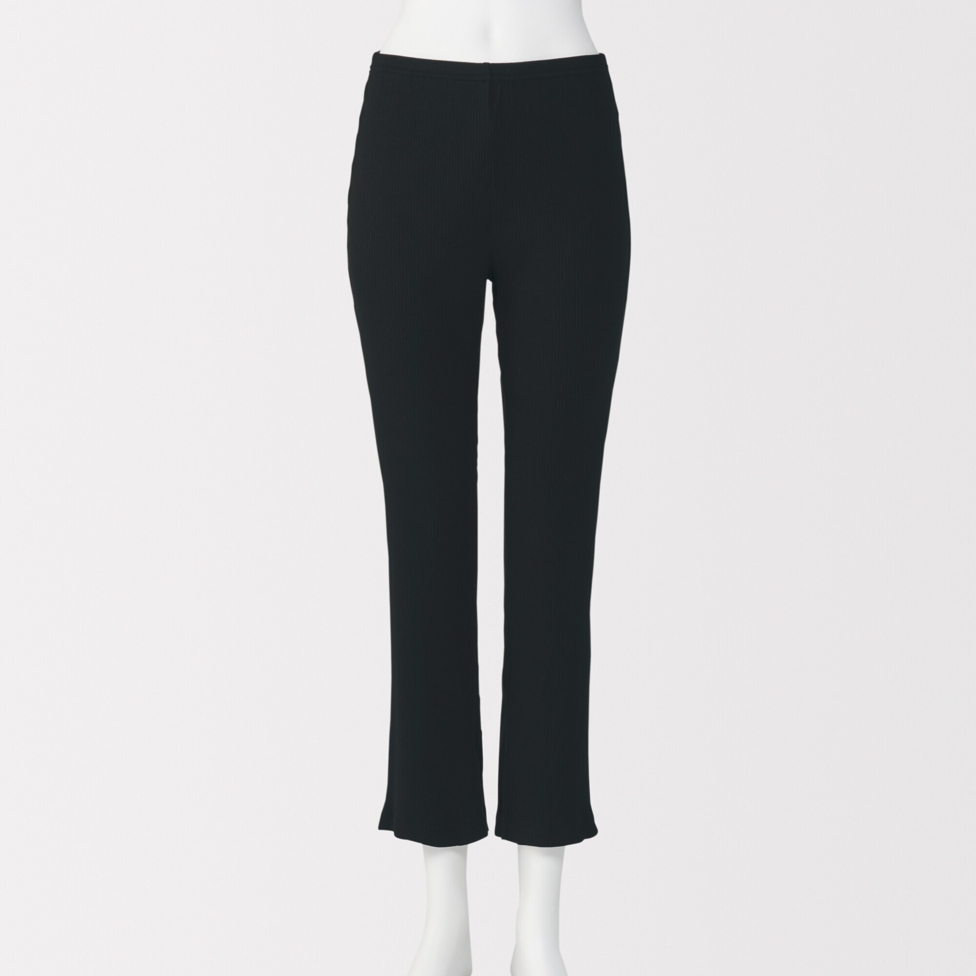 婦人　なめらかリブストレートレギンス（十分丈）