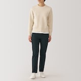 婦人　ストレッチチノスリムテーパードパンツ