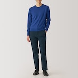 婦人　ストレッチチノスリムテーパードパンツ
