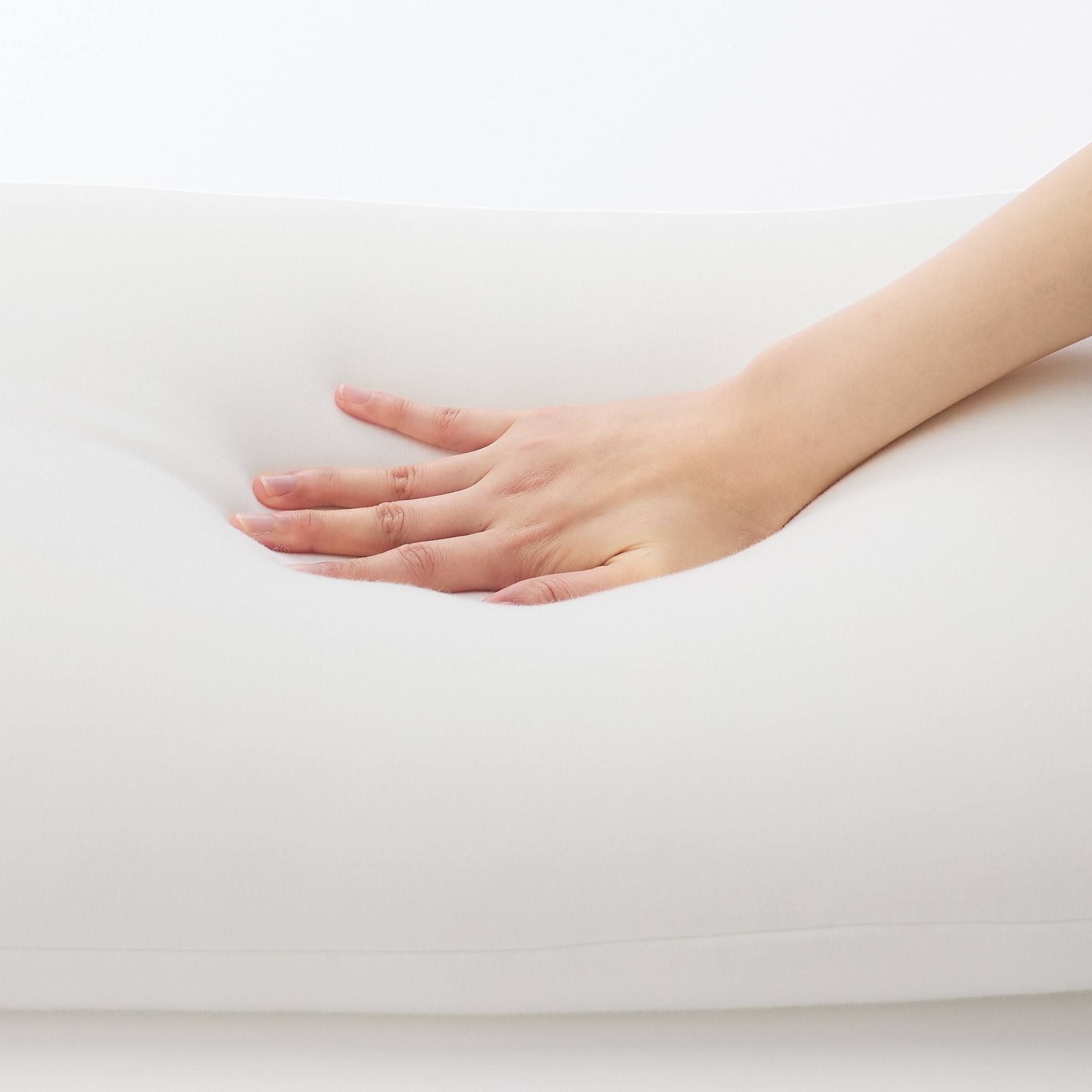 カバーが洗える 頭を支えるふっくらまくら 低め 42×67cm | 無印良品