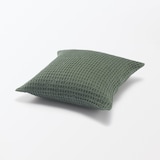 インド綿洗いざらしワッフル織クッションカバー