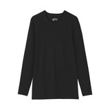 婦人　ウールクルーネック長袖Ｔシャツ