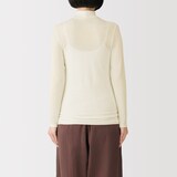 婦人　ウールタートルネック長袖Ｔシャツ