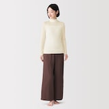 婦人　ウールタートルネック長袖Ｔシャツ