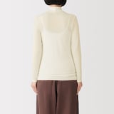 婦人　ウールタートルネック長袖Ｔシャツ