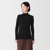 婦人　ウールタートルネック長袖Ｔシャツ
