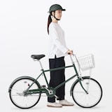 風が抜ける　自転車ヘルメット　ダークグリーン
