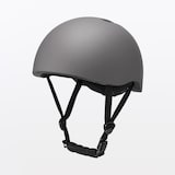 風が抜ける　自転車ヘルメット　グレー