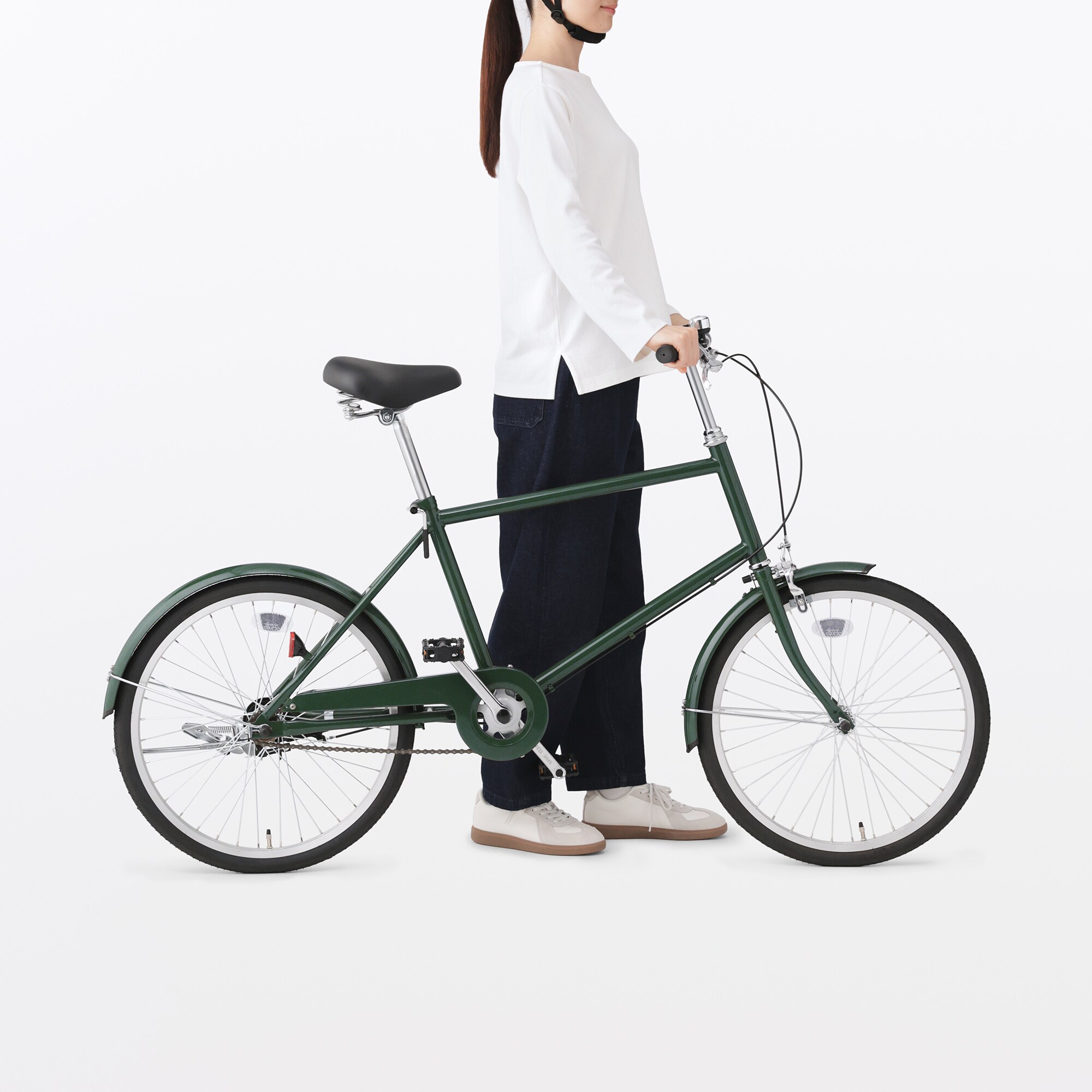 宅送】20型自転車 ダークグリーン | 無印良品
