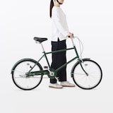 【宅送】２０型自転車　ダークグリーン