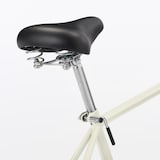 【宅送】２０型自転車　ベージュ　バスケット付