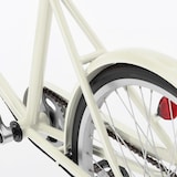 【宅送】２０型自転車　ベージュ　バスケット付