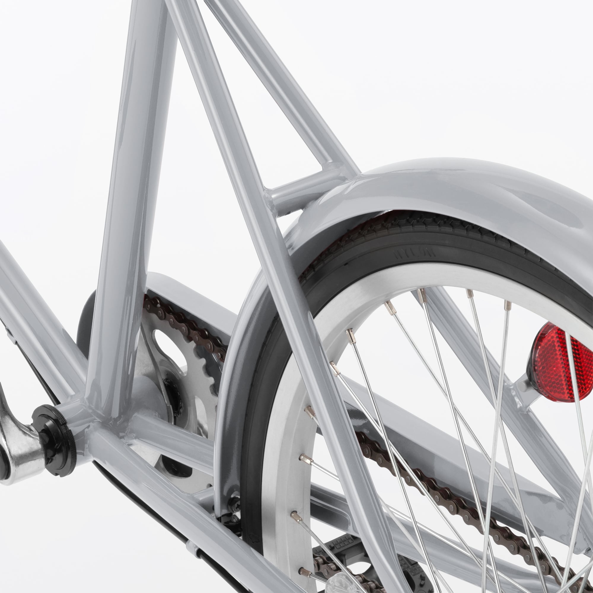 宅送】20型自転車 グレー バスケット付 | 無印良品
