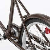 【宅送】２０型自転車　ブラウン　バスケット付