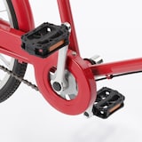 【宅送】２０型自転車　エンジ　バスケット付