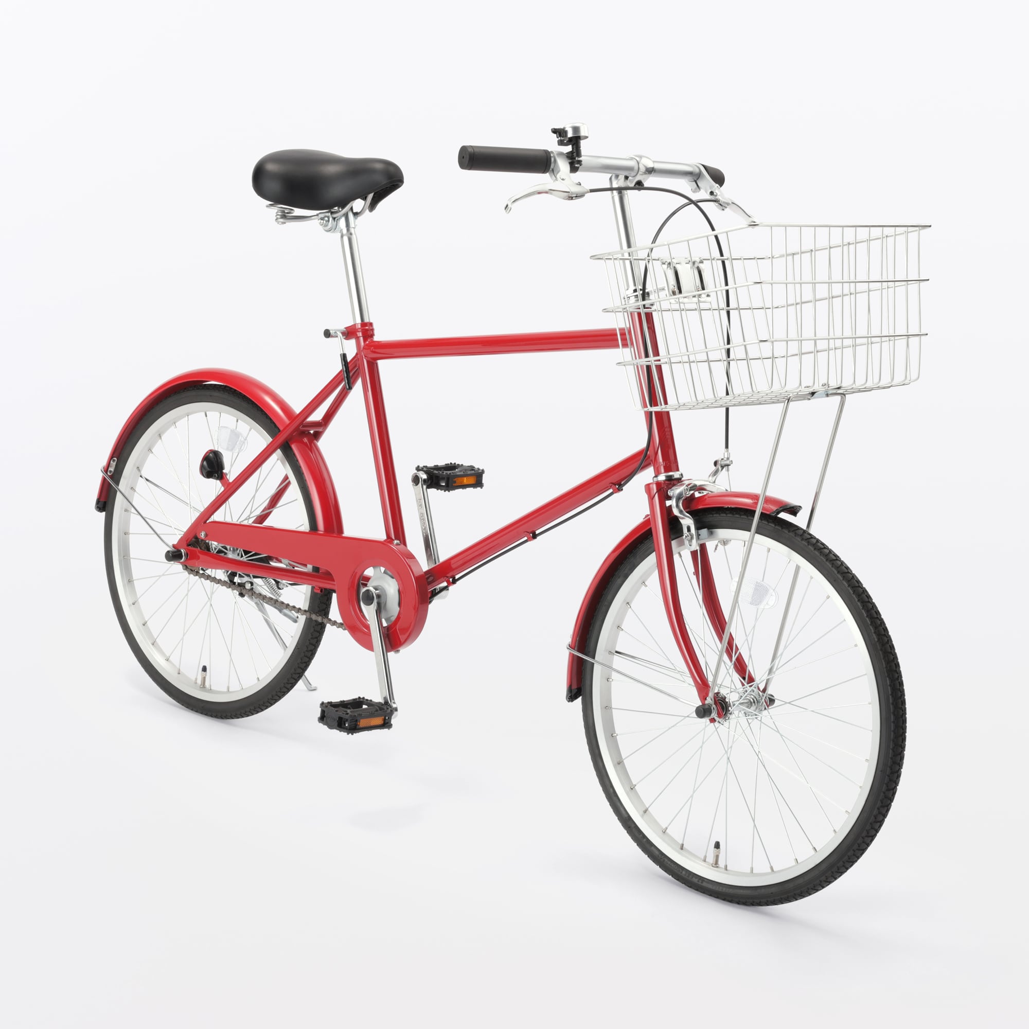 Sold Out   無印良品 ＊ 自転車 宅送】20型自転車 エンジ バスケット付 | 無印良品