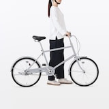 【宅送】２０型自転車　グレー