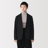 婦人　起毛ジャージーテーラードジャケット