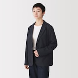 婦人　起毛ジャージーテーラードジャケット