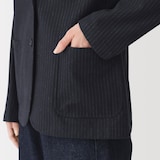 婦人　起毛ジャージーテーラードジャケット