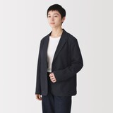 婦人　起毛ジャージーテーラードジャケット