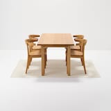 綿　手織りラグ　１４０×１９５ｃｍ