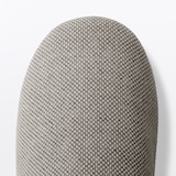 コットンツイル　履き心地しっかりスリッパ