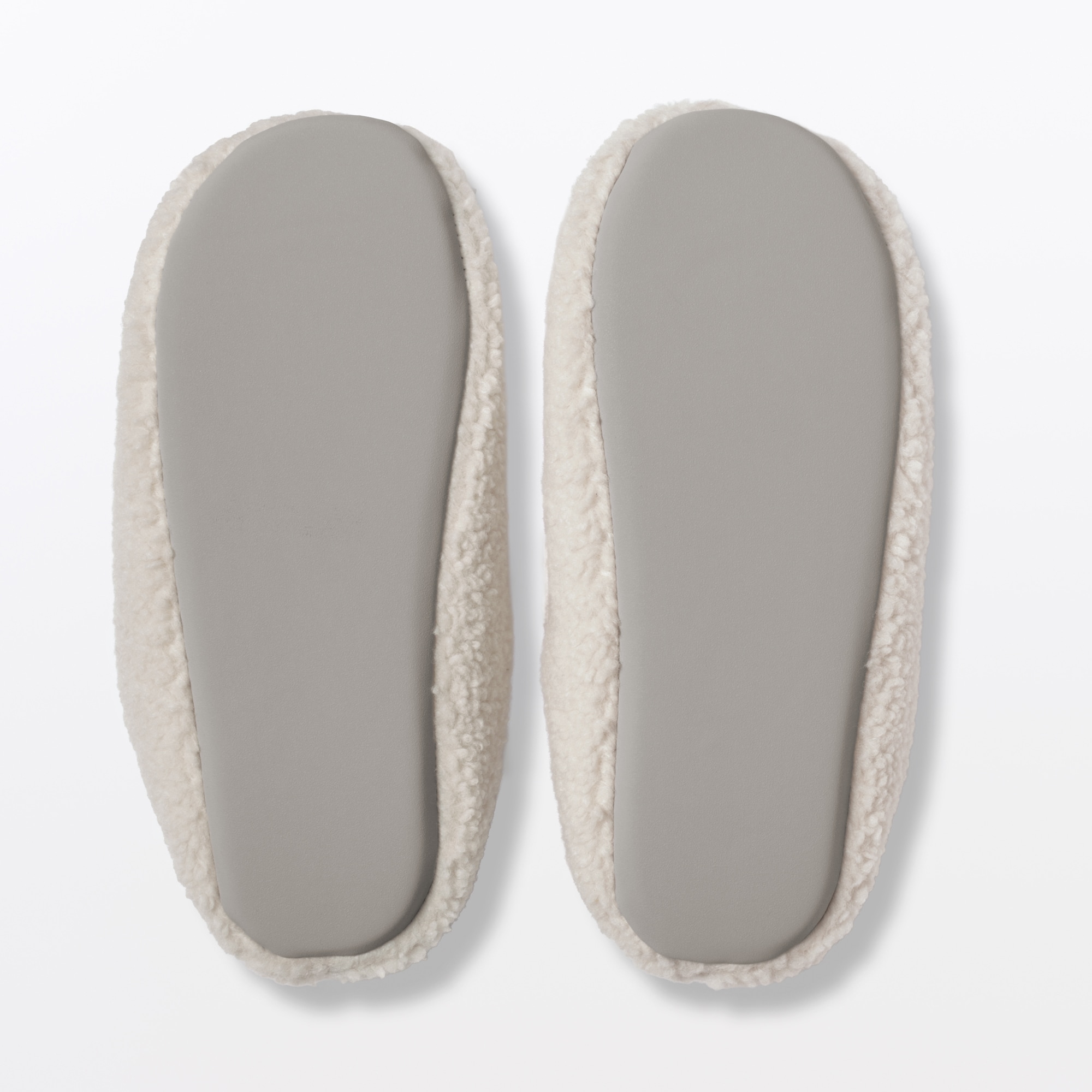 再生ポリエステルボア　履き心地しっかりスリッパ