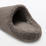 再生ポリエステルボア　履き心地しっかりスリッパ