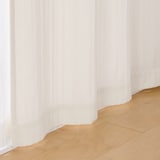 リネンライク二重織（防炎）ノンプリーツカーテン