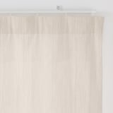 リネンライク二重織（防炎）ノンプリーツカーテン