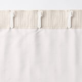 リネンライク二重織（防炎）ノンプリーツカーテン