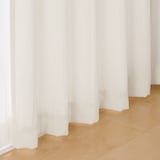 リネンライク二重織（防炎）プリーツカーテン