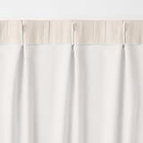 リネンライク二重織（防炎）プリーツカーテン