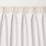リネンライク二重織（防炎）２倍ヒダプリーツカーテン