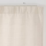 杢麻調平織ノンプリーツカーテン